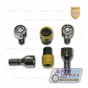 Болт M12x1.25x28 секретный конус, вращ. кольцо, ключ 17/19, CH (672110X2) арт. E-1