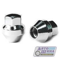 Гайка M12x1.5x34 конус, закрытая (цельная), ключ 19 (Форд 30мм), 342145 Cr арт. 342145 Cr