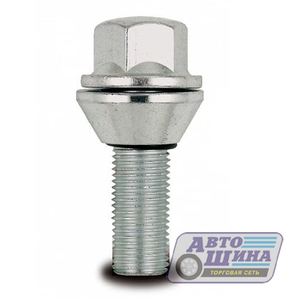 Болт M14x1.5x28 конус, ключ 17, Zn арт. 074110V