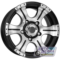 Диски 7.0J15 ET-5 D110.1 КиК Байконур (КС473) (6x139.7) Алмаз Черный, арт.34662 (Россия)