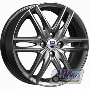 Диски 6.0J16 ET52 D54.1 КиК Монтеррей (КС534) (4x100) Дарк Платинум, арт.r71886 (Россия)