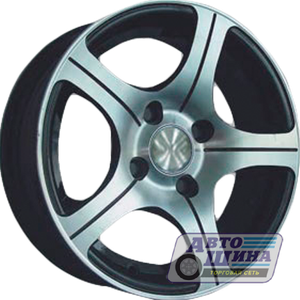 Диски 5.0J13 ET38  D60.1 TGRacing TG LZ213  (4x100) BLK POL (КИТАЙ)