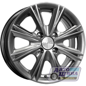 Диски 5.5J13 ET38  D58.5 КиК АТТИКА  (4x98) Блэк Плат (КР-К)