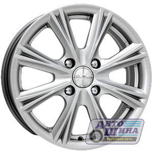 Диски 5.5J13 ET38  D58.5 КиК АТТИКА  (4x98) Сильвер (Россия)