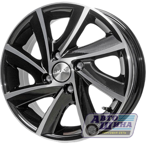 Диски 5.5J14 ET45  D54.1 СКАД Тайфун  (4x100) Алмаз арт.1070005 без лого. (Россия)