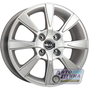 Диски 5.5J14 ET45  D67.1 КиК АНТЕЙ  (4x100) Блэк Плат (КР-К)