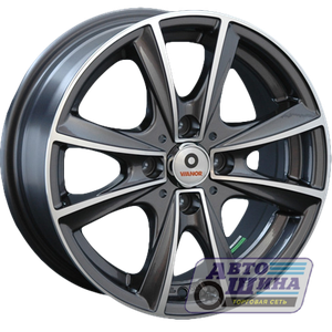Диски 6.0J14 ET35  D58.6 Vianor VR22  (4x98) GMF-серый с полир. (Китай)