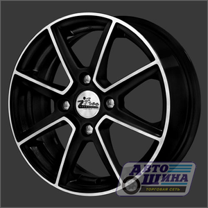 Диски 5.5J14 ET38 D66.1 КиК iFree Майами (КС518) (4x114.3) Блэк Джек (Россия)