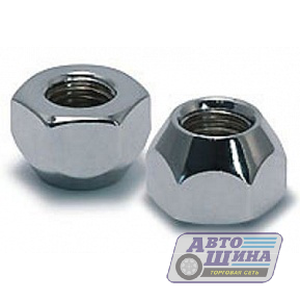 Гайка M12x1.25x17 конус, открытая, ключ 21, ZN арт. 700044Z