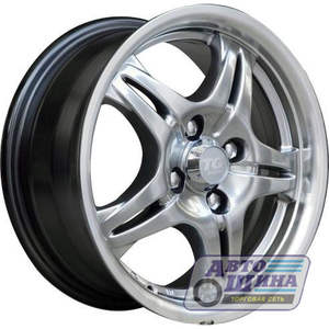 Диски 6.0J14 ET38  D60.1 TGRacing TG LYN006  (4x100) BLK POL/LIP (КИТАЙ)
