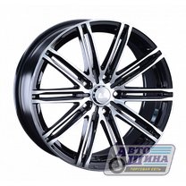 Диски 7.0J17 ET45 D60.1 LS Wheels 590069 (5x114.3) BKF, (LCR 3303 - LS 848), конус (Малайзия)