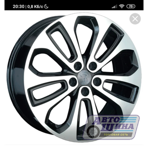 Диски 7.5J19 ET50 D67.1 Replay Kia 92 (5x114.3) BKF (Китай)