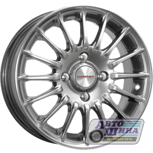 Диски 6.0J15 ET46  D67.1 КиК ФОРМУЛА-РОЛЬФ  (4x114.3) Сильвер (КР-К)