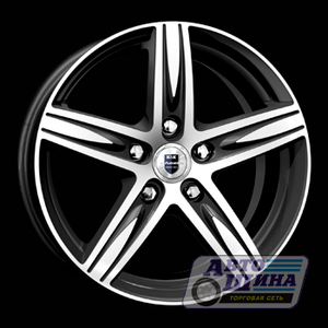 Диски 6.0J15 ET47  D57.1 КиК Андорра (КС496)  (5x112) Алмаз черный арт.r6771 (Россия)