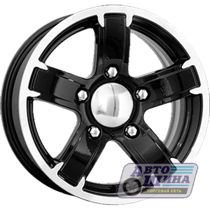 Диски 6.5J15 ET15  D98 КиК Ангара (КС462)  (5x139.7) Алмаз черный арт.5736 (Россия)