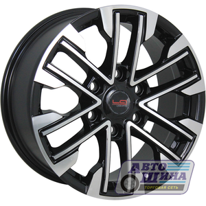 Диски 7.5J17 ET46 D67.1 Replica LA Concept MI553 (6x139.7) BKF (Китай)