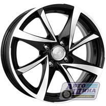 Диски 6.5J16 ET35  D66.1 КиК Игуана (КС558)  (4x114.3) Алмаз черный арт.7846 (Россия)