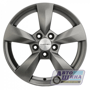 Диски 6.0J15 ET40 D57.1 Khomen Wheels KHW1504 (Polo) (5x100) G-Silver (Россия)