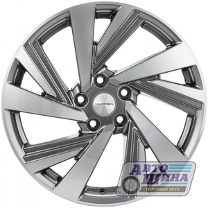 Диски 7.5J18 ET38 D67.1 Khomen Wheels KHW1801 (Outlander) (5x114.3) Gray-FP (Россия)