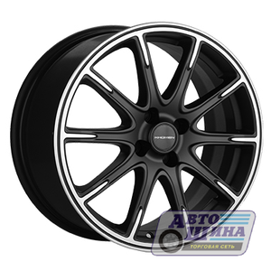 Диски 6.5J17 ET43 D60.1 Khomen Wheels KHW1707 (Lada Vesta Cross) (4x100) Black-FP (Россия)
