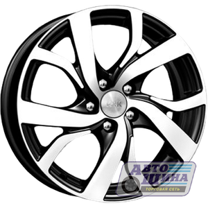 Диски 6.5J16 ET40  D67.1 КиК Палермо (КС607)  (5x114.3) Алмаз черный арт.13893 (Россия)