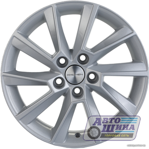 Диски 6.0J15 ET40 D57.1 Khomen Wheels KHW1507 (Polo) (5x100) F-Silver-FP (Россия)