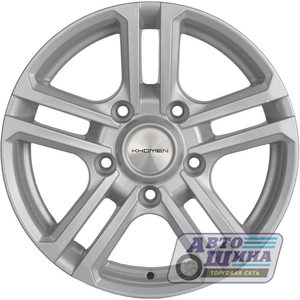 Диски 6.5J16 ET40 D98.5 Khomen Wheels KHW1602 (Niva 4x4) (5x139.7) F-Silver (Россия)