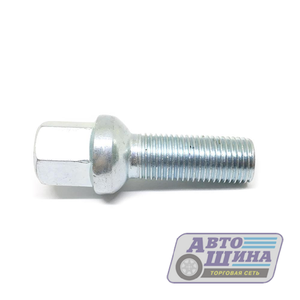 Болт M12x1.5x45 сфера, ключ 17, ZN арт. 085177