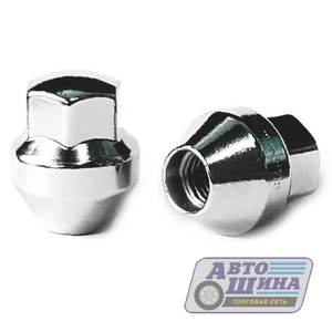 Гайка M12x1.5x34 конус, закрытая (цельная), ключ 19 (Форд 30мм), 342145 Cr арт. 342145 Cr