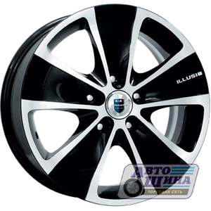 Диски 6.5J16 ET46  D70.1 КиК Иллюзио  (5x115) Алмаз черный (Россия)