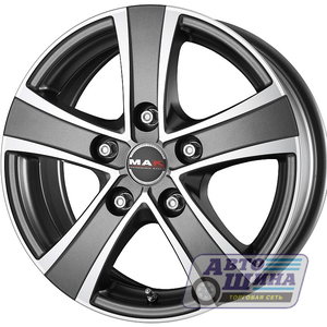 Диски 6.5J16 ET50  D71.1 MAK VAN 5  (5x118) Ice Titan (F6560V5IQ50D2) (ТАИЛАНД)