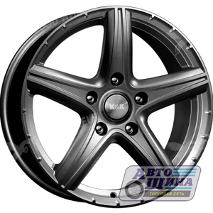 Диски 7.5J17 ET45 D65.1 КиК Барракуда (КС567) (5x120) Дарк Платинум (Россия)