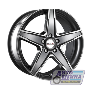 Диски 7.0J16 ET45  D66.6 MAK Stern (5x112) Gun Met-Mirror Face (F7060STQ45WS3X) (Тайвань)