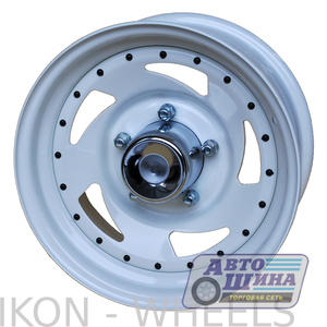 Диски 7.0J15 ET0 D110.5 IKON SNC006W (5x139.7) W, арт.8105  c колпаком ступичным GMT03 110x92 (Китай)