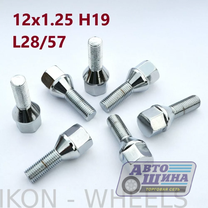 Болт M12x1.5x28/57 конус 60 градусов, ключ 19, CH Magnum арт. B1817