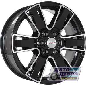 Диски 7.0J17 ET38 D67.1 КиК Севенна (КС726) (6x139.7) Алмаз Черный (Россия)