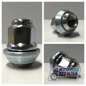 Гайка M12x1.5x32 конус (увеличенная, двигающаяся), ключ 19мм, CH, Ford арт. 341145Cr