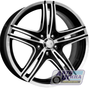 Диски 8.0J18 ET53  D71.6 КиК Омаха (5x130) Алмаз черный (Россия)