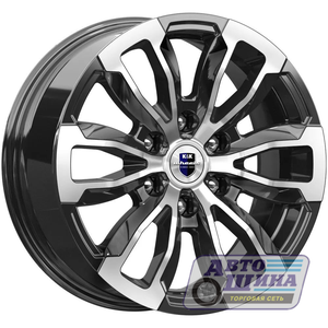 Диски 7.5J18 ET36 D100.1 КиК Меконг (КС959) (6x139.7) Алмаз Черный (Россия)