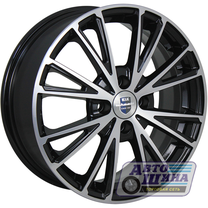 Диски 6.0J15 ET35 D58.5 КиК Меандр (4x98) Алмаз Черный SK, арт.75156SK (Россия)