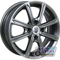 Диски 5.0J14 ET35 D58.5 КиК Флэш (КС698) (4x98) Дарк Платинум (Россия)