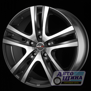 Диски 9.5J20 ET53  D110.2 MAK Aria  (5x150) Gun Met-Mirror Face арт.F9520ARJQ53T4 (Италия)