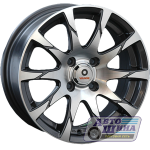 Диски 6.0J14 ET35  D58.6 Vianor VR24  (4x98) GMF-серый с полир. (Китай)