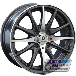 Диски 6.0J14 ET35  D58.6 Vianor VR25  (4x98) GMF-серый с полир. (Китай)
