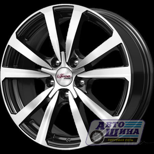 Диски 7.0J17 ET45 D67.1 КиК IFree Бэнкс (КС645) (5x114.3) Блэк Джек (Россия)