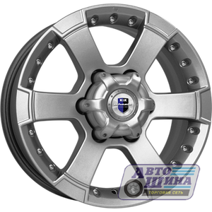 Диски 7.0J16 ET38 D67.1 КиК М56 (КС593) (6x139.7) Дарк Платинум (Россия)