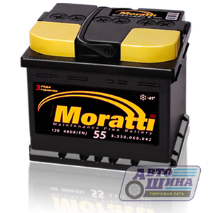АКБ 6СТ. 55  Moratti (555 065 055) 480A п/п