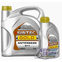 Антифриз Sintec Gold G12 5кг, Желтый арт. 800526/990558