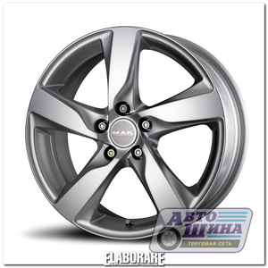 Диски 7.0J17 ET50  D65.1 MAK G'BURG W  (5x108) Silver (F7070GBSI50GG4X) (Италия)