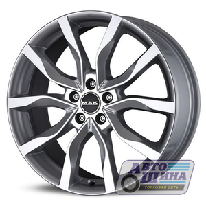 Диски 9.5J20 ET45  D76 MAK HIGHLANDS  (5x120) Gun Met-Mirror Face (F9520HIQM45I3) (Италия)